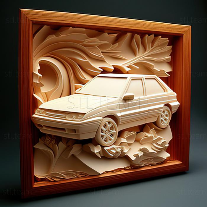 3D модель Хонда Концерто (STL)